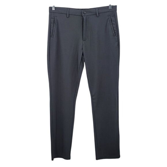 MSX By Michael Strahan 4-Way Stretch Quick Dry Polyester Pants L Gray Athleisure - Picture 1 of 11